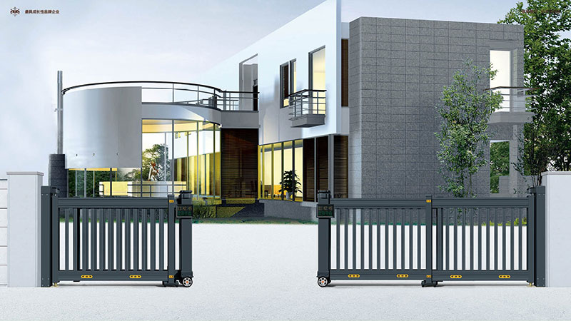 平开折叠门系列案例 - 中出网-智能出入口与停车充电门户