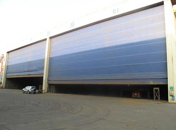 无锡出安智能工业门被无锡澄西船厂应用