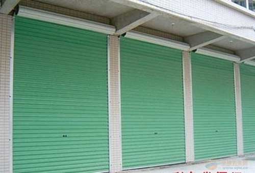 电动钢制烤漆卷闸门