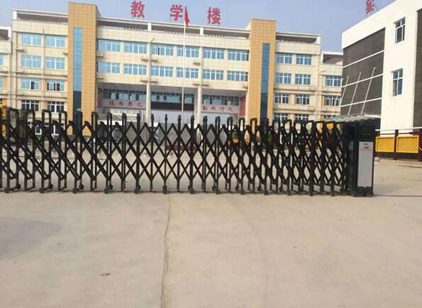 邯郸市肥乡区第五中学采购邯郸出安智能电动伸缩门
