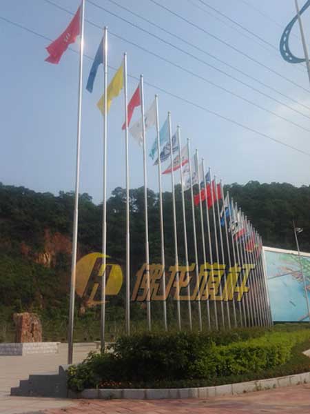 感谢中山火炬开发基地选用中山出安智能旗杆