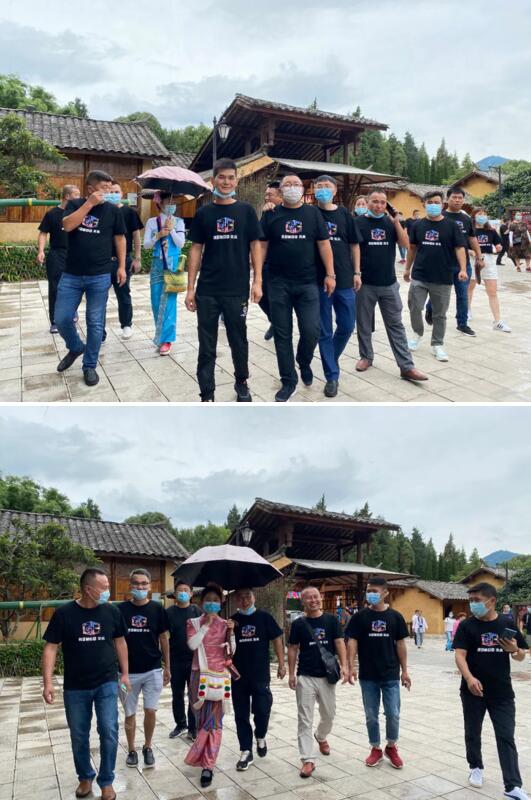 汇聚了荣高伸缩门全国各地的代理商代表