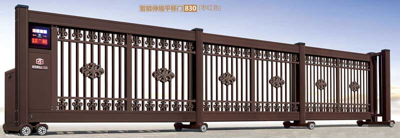 智能伸缩平移门830(枣红色)