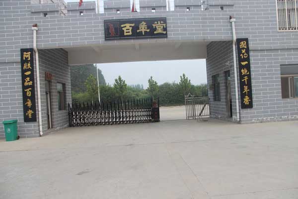 庆贺聊城出安智能伸缩门进驻聊城百年堂阿胶