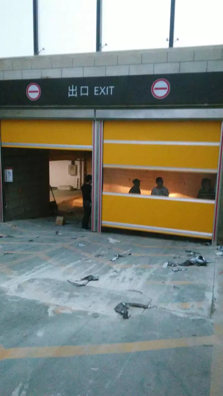 热烈祝贺兰州出安智能快速门进驻兰州红星美凯龙地下车库