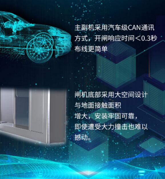 捷顺科技“极光”速通摆闸