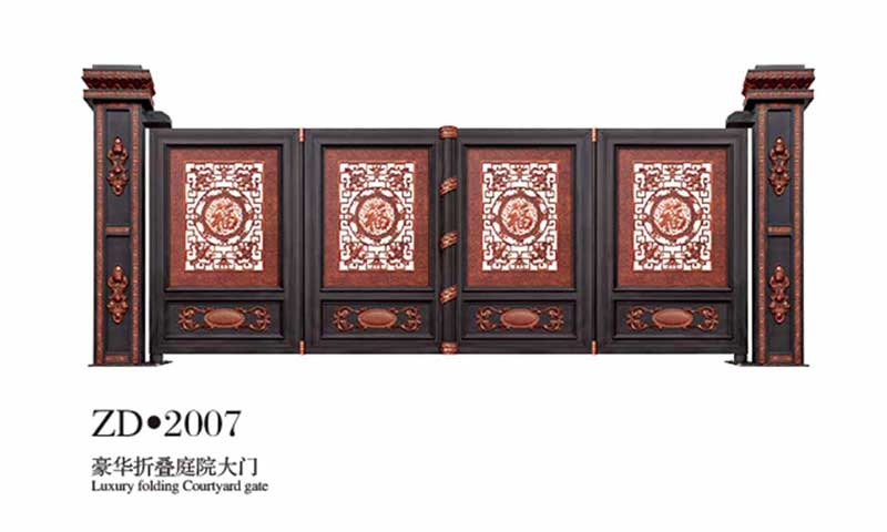 豪华折叠庭院大门ZD2007
