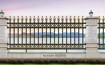 围墙护栏 - 别墅铝艺庭院围栏WL5009