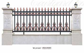 围墙护栏 - 别墅铝艺庭院围栏WL5007