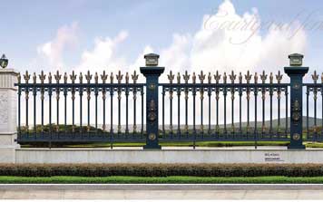 围墙护栏 - 别墅铝艺庭院围栏WL5001