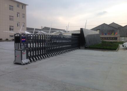 电贺湖州华仑助剂有限公司安装湖州出安智能电动伸缩门