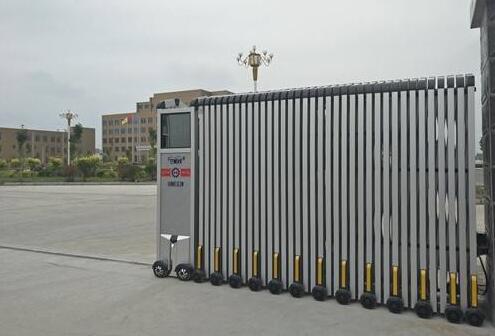 祝贺湖州出安智能伸缩门安装在湖州师范学院门口