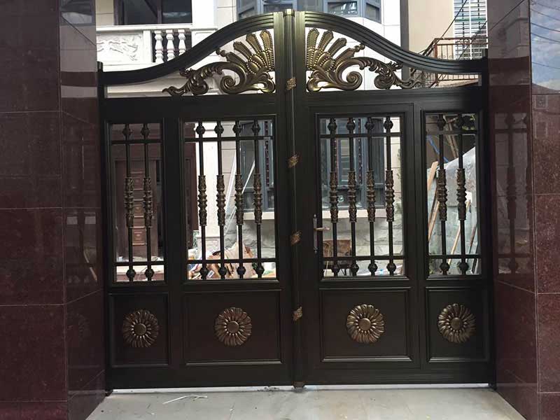 旺饶山庄庭院大门案例 - 中出网-智能出入口与停车充电门户