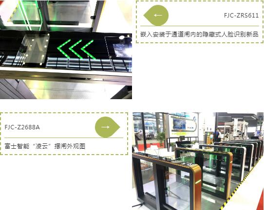 富士智能“凌云”摆闸外观图