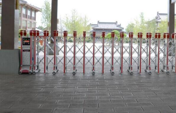 邢台出安智能电动伸缩门在蓝池集团有限公司的高效应用