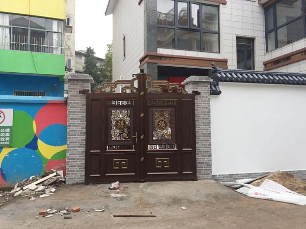 喜迎松原出安智能别墅大门进驻松原红海高铁万象城