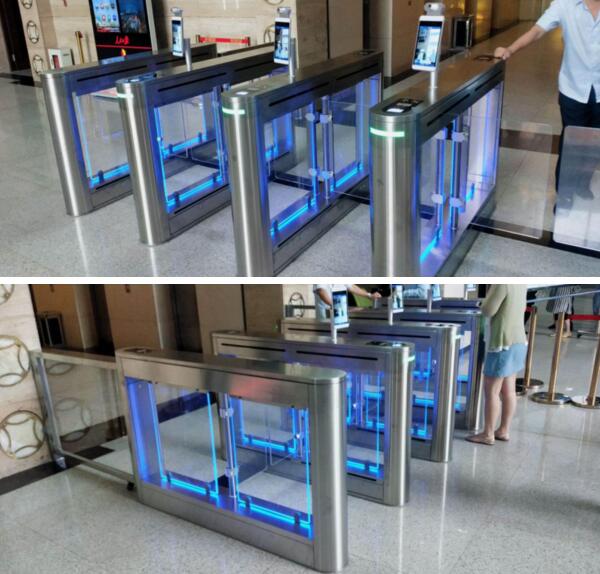 沈阳地标建筑方圆大厦日前新增道尔智控6653人脸识别通道闸