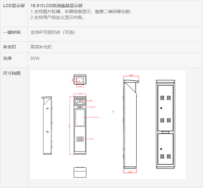 产品参数和功能特点