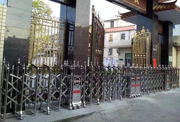 娄底曾国藩故居电动伸缩门案例