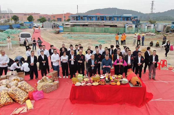 新年狂飙，圣田智能科技高明工业园区开工建设