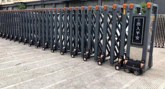 舟山出安智能伸缩门成为融信九号府的摇篮