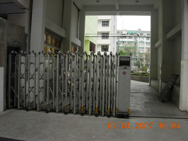 热烈祝贺丽水出安智能电动伸缩门进驻丽水市中山小学