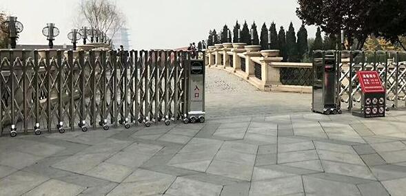 华东医药丽水有限公司采购了丽水出安智能电动伸缩门