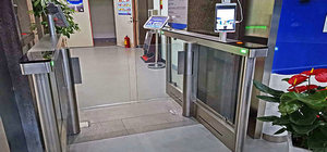 气象局人脸识别摆闸安装