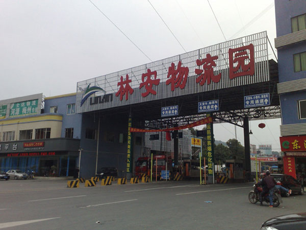 广州林安物流园停车场系统案例