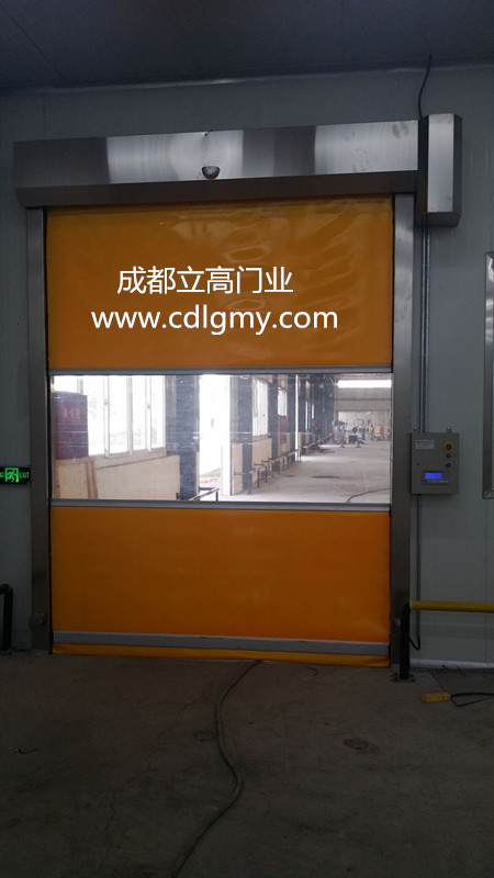 成都亨通光通信有限公司快速门工程案例 - 中出网-智能出入口与停车充电门户