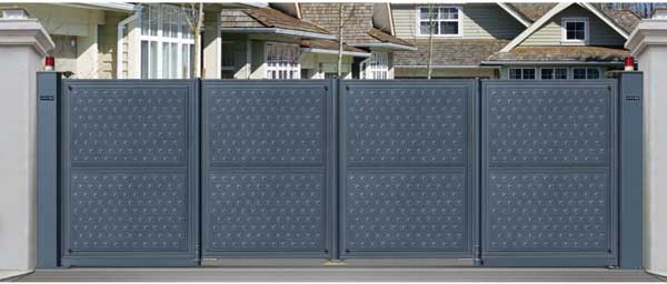 河源恒大滨江左岸悬浮折叠门案例 - 中出网-智能出入口与停车充电门户