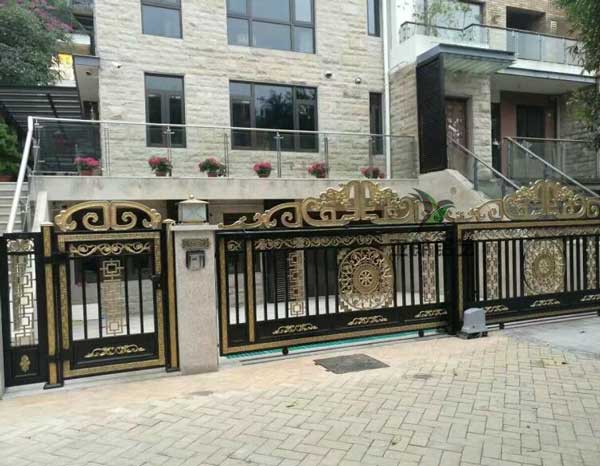 普洱东日凯旋城别墅大门案例