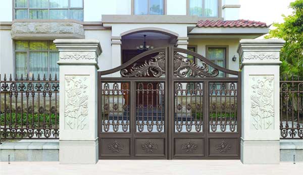 武威天一外滩别墅大门案例