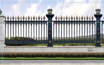 围墙护栏 - KSWL-7001别墅铝艺庭院围栏