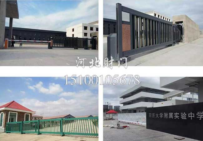 同济大学附属实验中学分段平移门案例 - 中出网-智能出入口门户