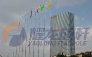 广州国际采购中心旗杆案例
