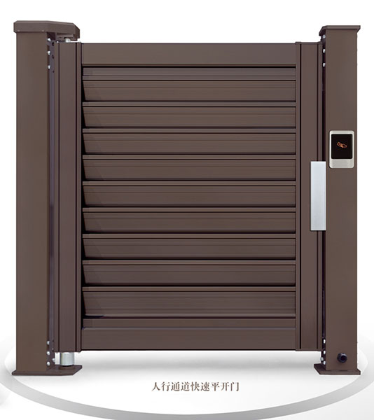 人行通道快速平开门K7000-A2型（深咖）
