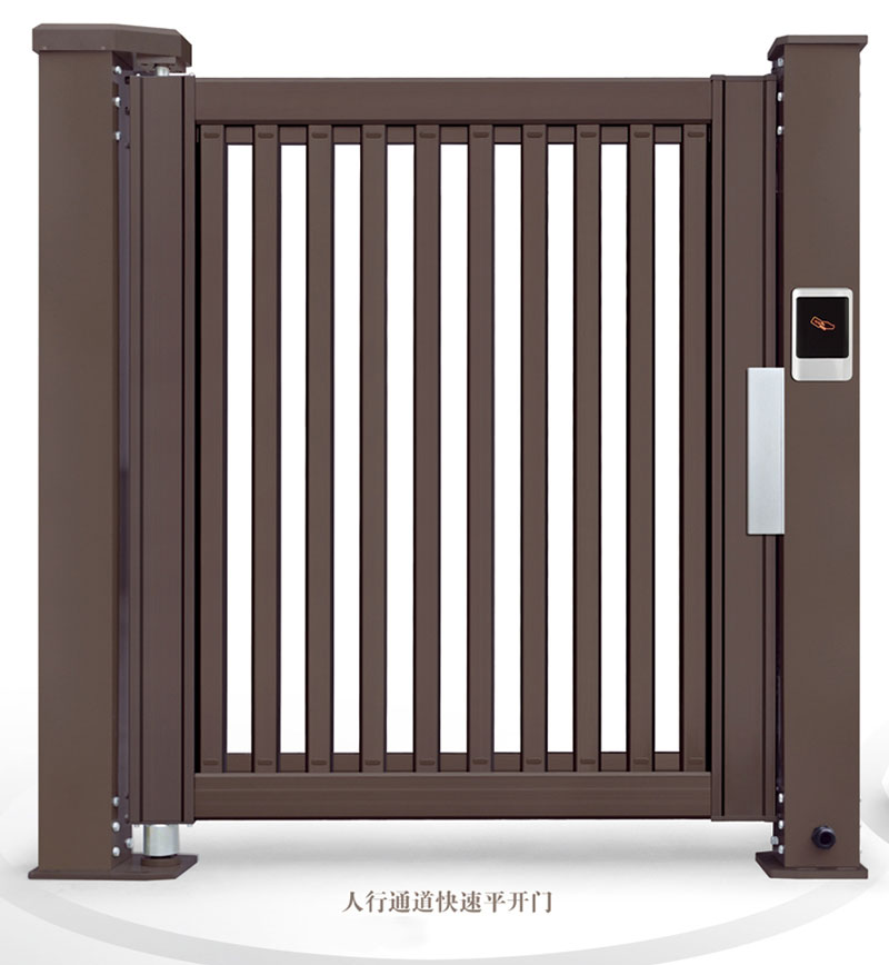 人行通道快速平开门K5500-A1型（深咖）