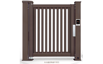 人行通道快速平开门K5500-A1型（深咖）