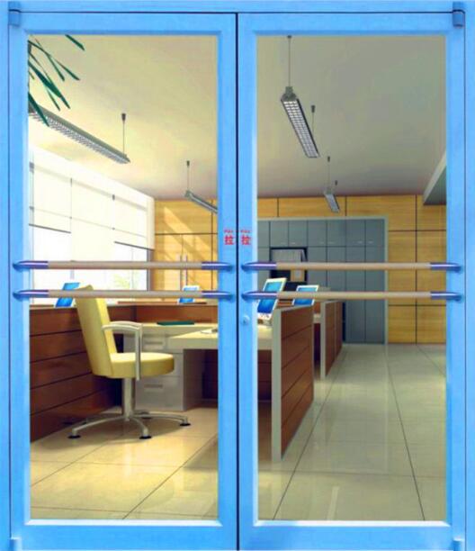 横向拉手肯德基门