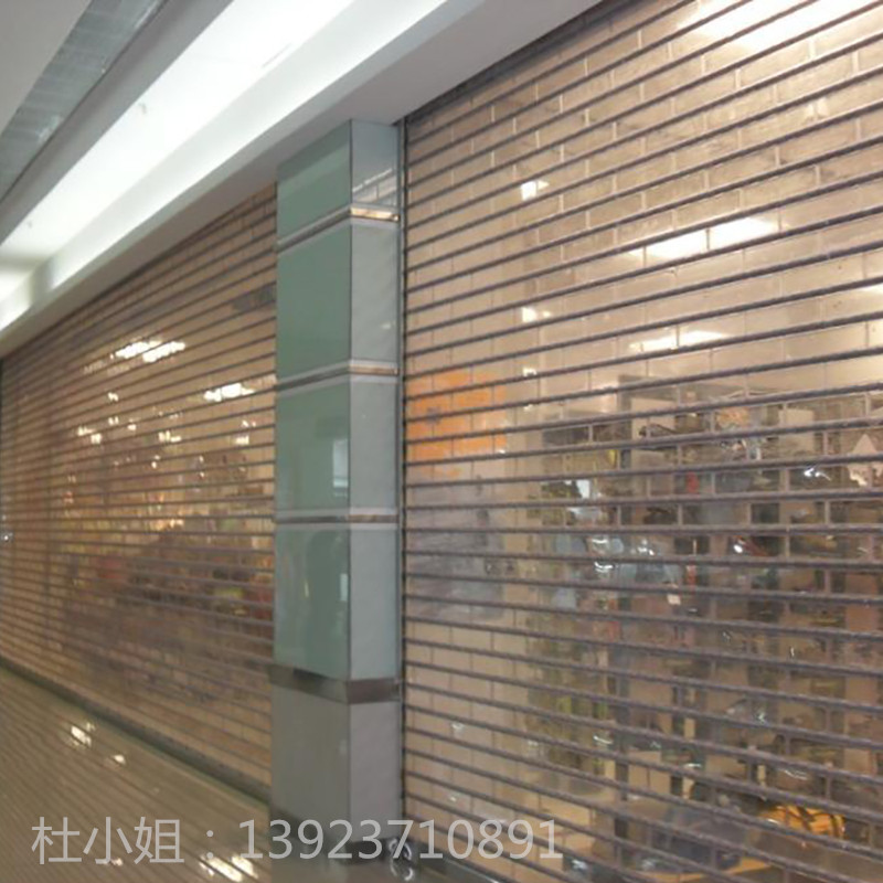 透明水晶软帘门图片