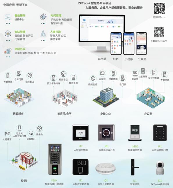 ZKTeco+办公云平台