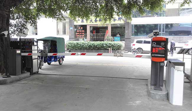 广州市人民法院车牌识别系统案例 - 中出网-智能出入口与停车充电门户