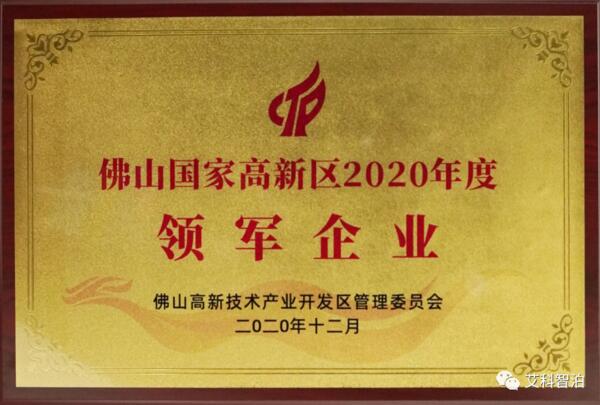 2020年度佛山领军企业