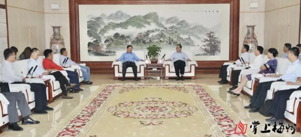 梅州市委书记陈敏会见佳都科技董事长刘伟等企业家：推动更多领域更深层次更高水平合作