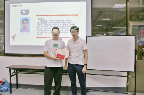 立林物联网技术研究院19年优秀新人表彰