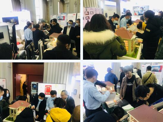 会上立林的展位也是人气爆棚