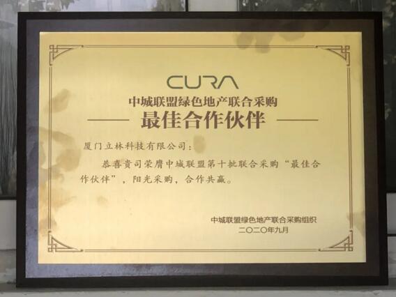 立林荣获最佳合作伙伴奖