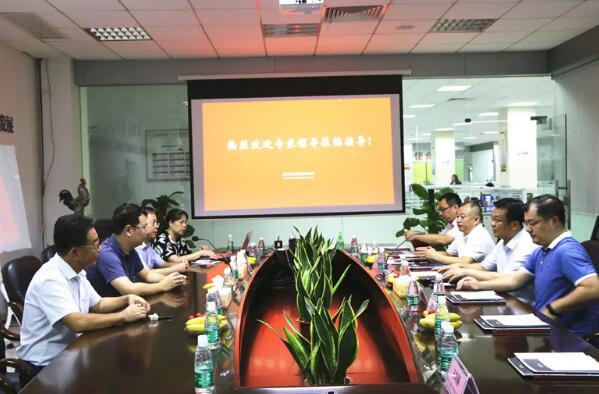 漯河市城乡一体化示范区管委会钮盾主任一行莅临立林参观考察
