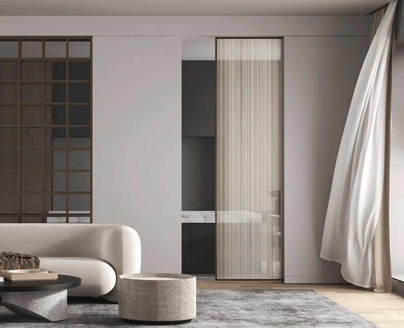 智能平移门单轨